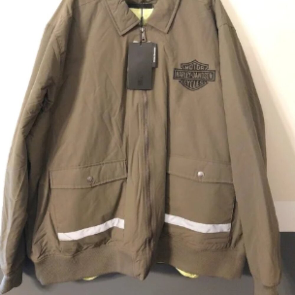 Harley Davidson Windbreaker Jacket, NWT, Size 4XL